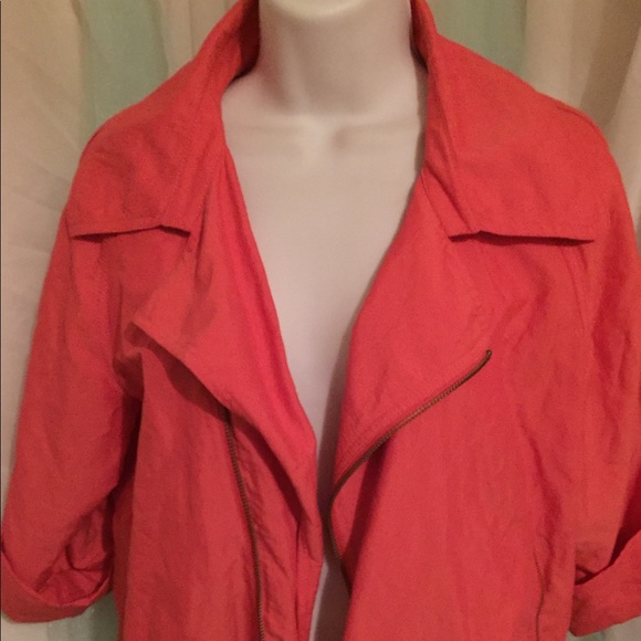 Cabi coral pink scooter zip jacket - Picture 2 of 6